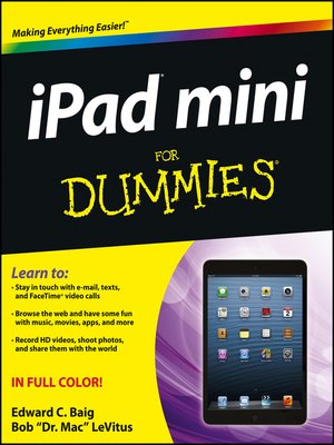 cover image of iPad mini For Dummies